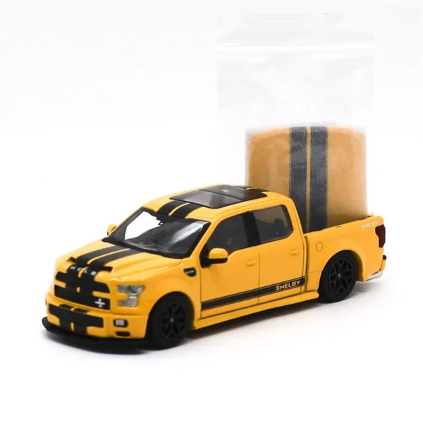 Funny Model 1:64 Ford F150 Super Snake Yellow