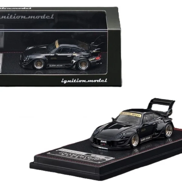 Ignition Model 1:64 Porsche 911 Rauh-Welt Begriff RWB 993 Black