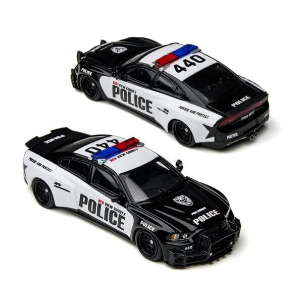 TimeMicro x PSC DESIGN 1:64 Charger Brawler Rivals Police Car