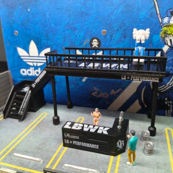 3D Printed 1:64 LBWK Balcony and Bar Set