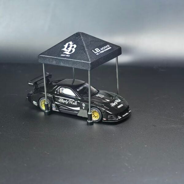 3D Printed 1:64 Tents LBWK Black