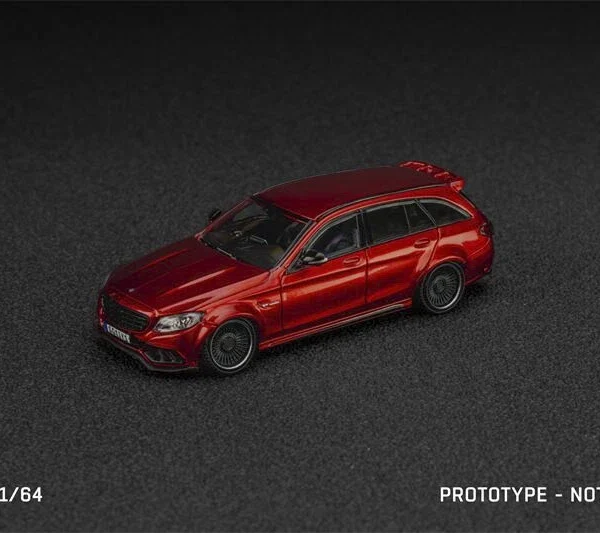 D.Bo Model & DCM 1:64 Benz C63S AMG S205 Candy Red