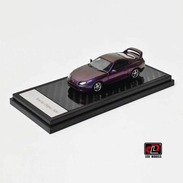 LCD 1:64 Supra 4th Generation Mk4 A80 Chameleon Purple - Opening Hood