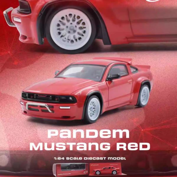Model Model 1:64 Pandem Mustang Red