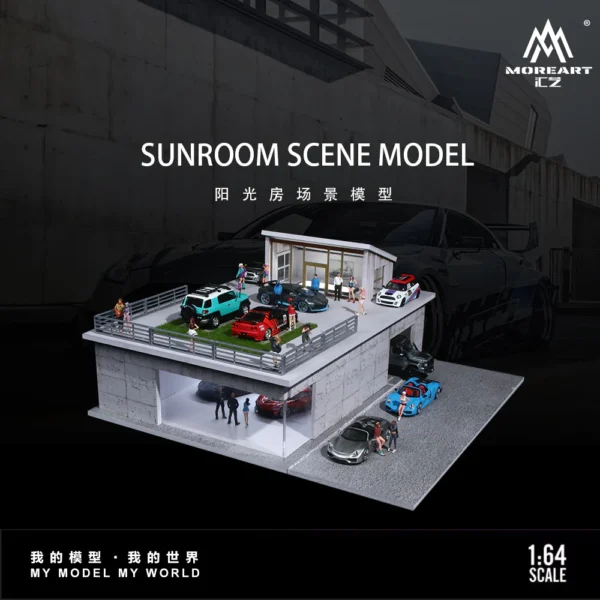 Moreart 1:64 Sunroom Scene Model
