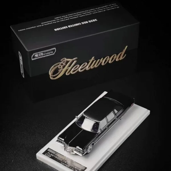 MK Miniatures 1:64 Cadillac Fleetwood 75 Black 2026 HEC Beijing Exclusive