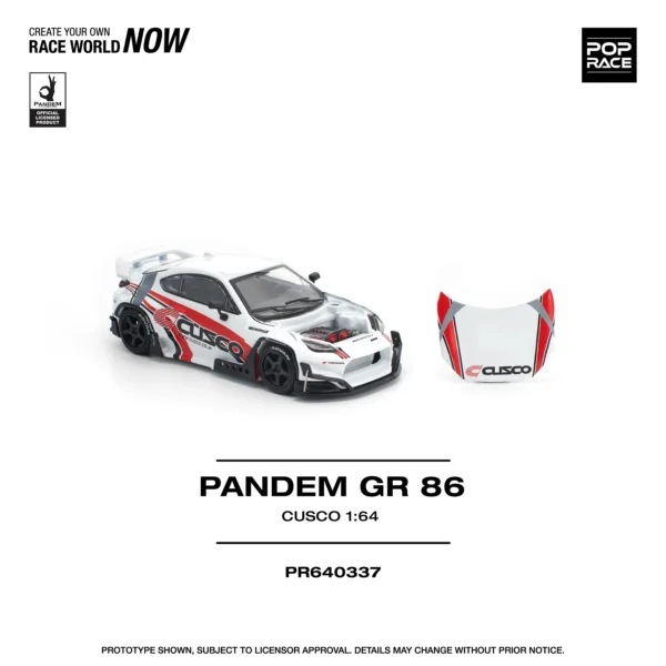 PopRace 1:64 Panden GR86 - Cusco