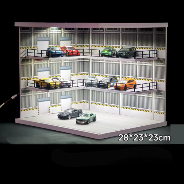3 Story Parking Garage Display, Left Side only