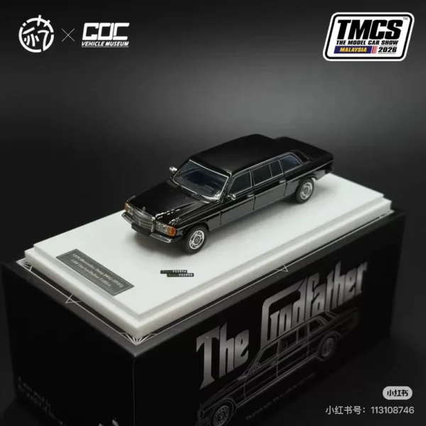 GOC 1:64 The Godfather Benz W123 Black TMCS 2026 Exclusive