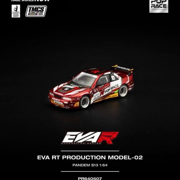 POP RACE EVA RT PRODUCTION MODEL-02 PANDEM S13 RED, 2026 The Model Car Show Malaysia