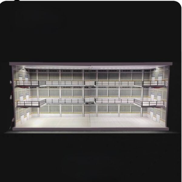 3 Story Parking Garage Display Combo, left and right side.