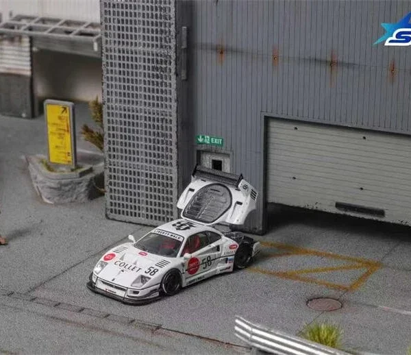 Star Models 1:64 Ferrari F40 LB-Works Widebody White No.58 Regular Edition