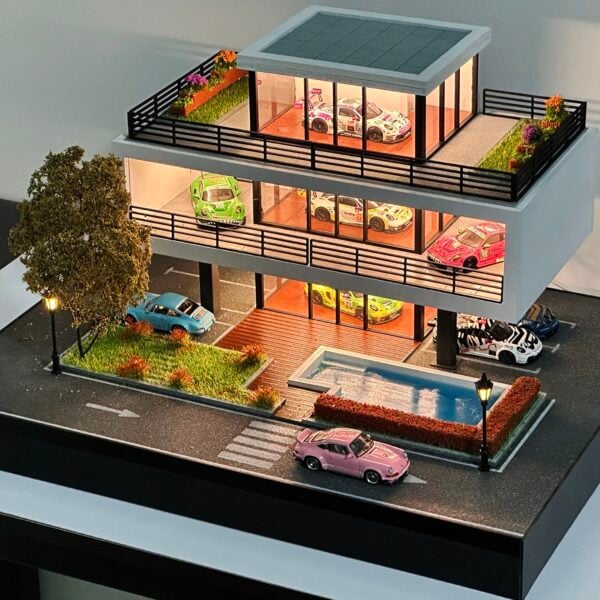 (Pre-Order) Pablo’s Diecast Garage Exclusive Dream Home Diorama.  Limited to 20 PCS! Save $30 by preordering!