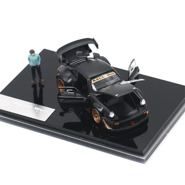 HG64 x FG 1:64 RWB 930 GT Wing Matte Black Stella Artois with Figure