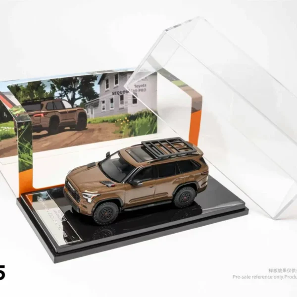 GCD 1:64 Toyota Sequoia 3rd Gen XK80 TRD Pro Dark Brown