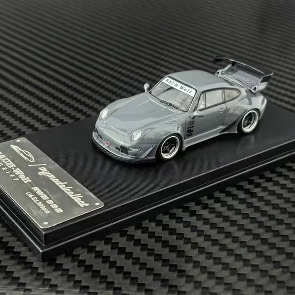 Model Collect 1:64 RWB 993 High Wing Cement Grey Black Wheels