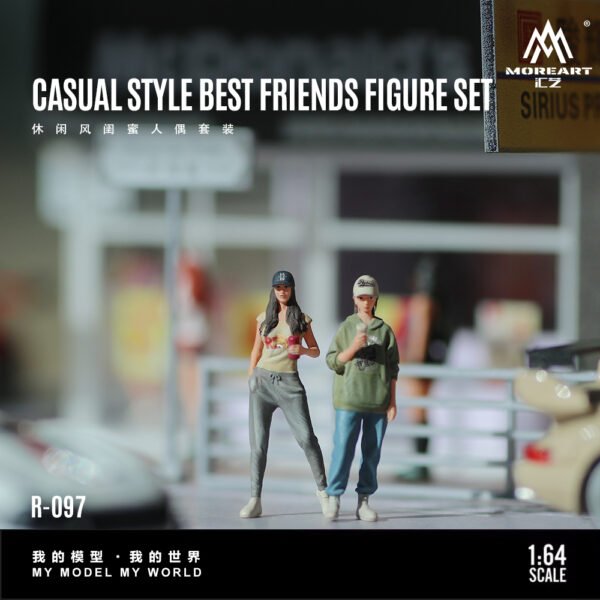 MoreArt 1:64 Casual Best Friend Figure Set