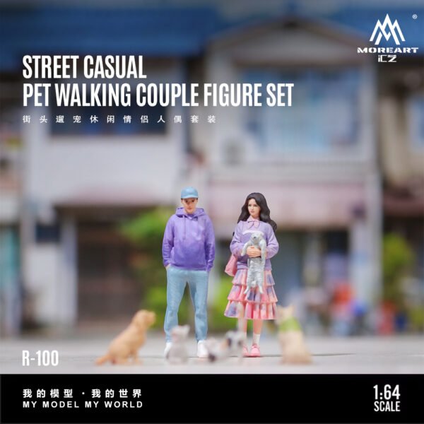MoreArt 1:64 Street Casual Couple Figure Set