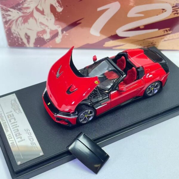 Phantom Knight PK 1:64 12 Cilindri Spider Aperta Rosso Corsa / Red