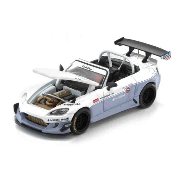 PopRace 1:64 Honda Pandem S2000 White