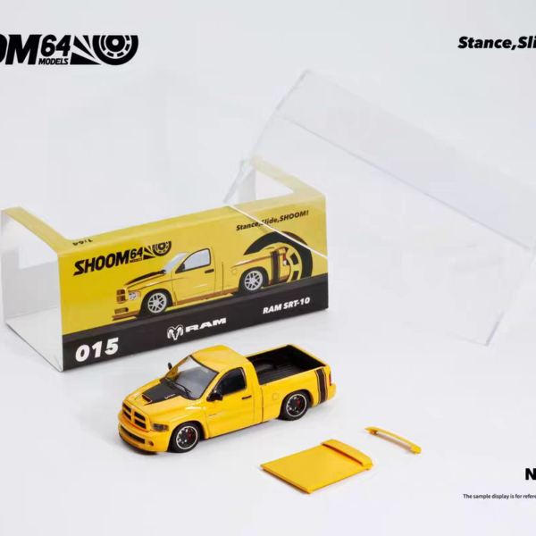Shoom64 1:64 Dodge RAM SRT10 Yellow LHD
