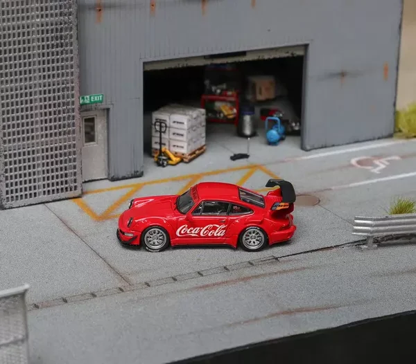 Star Model 1:64 RWB 964 GT Wing Coca Cola Livery