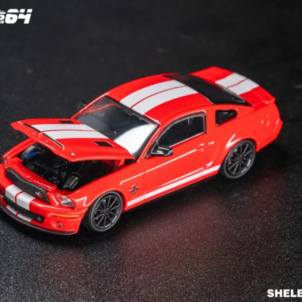 Fine Works 1:64 Shelby GT500 KR 2008 Red