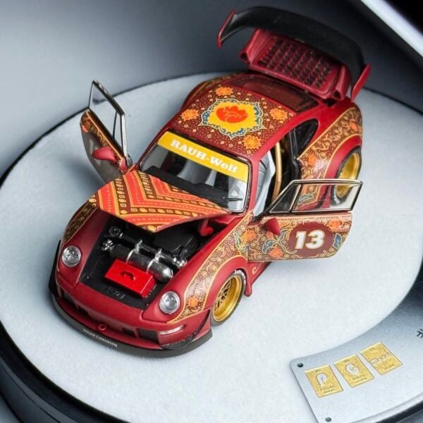 (Pre-Order) PGM 1:64 BATIK 13, RWB 993, Malaya Hobby Diecast Expo Exclusive