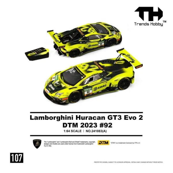 Trends Hobby 1:64 Lamborghini Huracan GT3 EVO 2 DTM 2023 #92