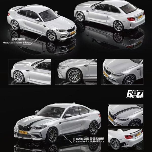 Mortal 1:64 BMW F87 M2 Competition Hockenheim Silver