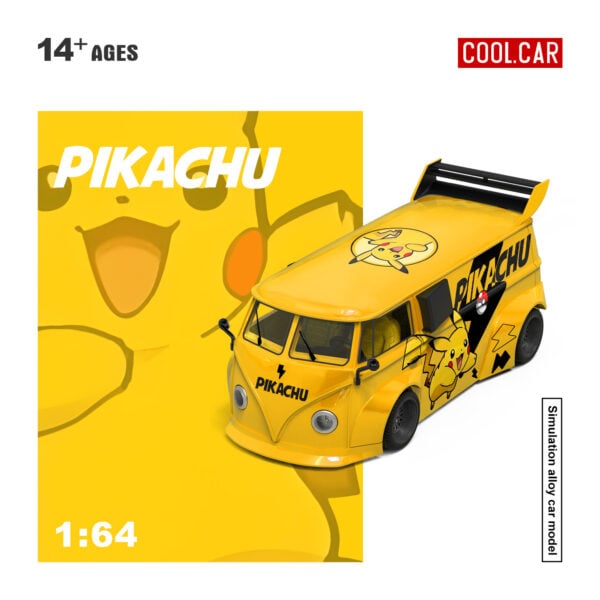 Cool Car 1:64 VW T1 Pikachu Livery