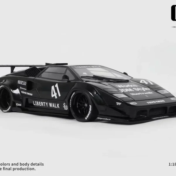 GT Spirit 1:18 LB-Works Countach Black