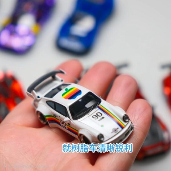 Demon King 1:64 Porsche 964 RWB No.90 White Apple Livery - Resin Model- 2025 HEC Exclusive. Limited to 200 pcs.