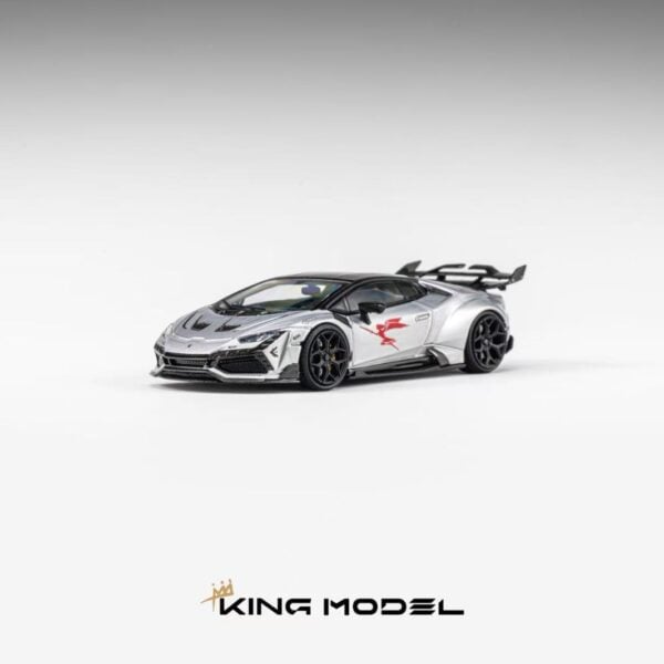 King Model 1:64 DarwinPRO Huracan LILITH Glossy Silver