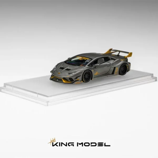 KING MODEL 1:64 LB Huracan Grey/Gold
