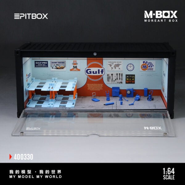 MBOX 1:64 Gulf Livery Repair Workshop Diorama