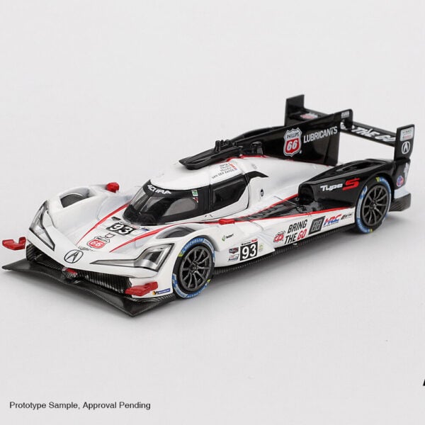 MiniGT 1:64 Acura ARX-06 GTP #93 Acura Meyer Shank Racing 2025 IMSA Daytona 24 Hrs, Box Packaging