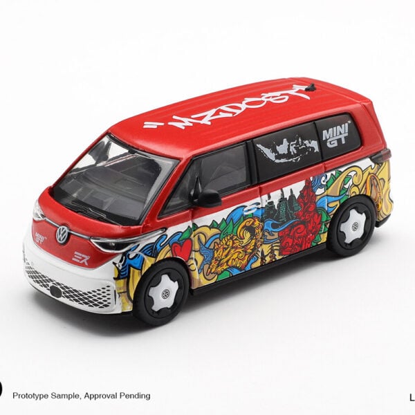 Mini GT 1:64 Volkswagen ID. Buzz Mizu Design, Box Packaging