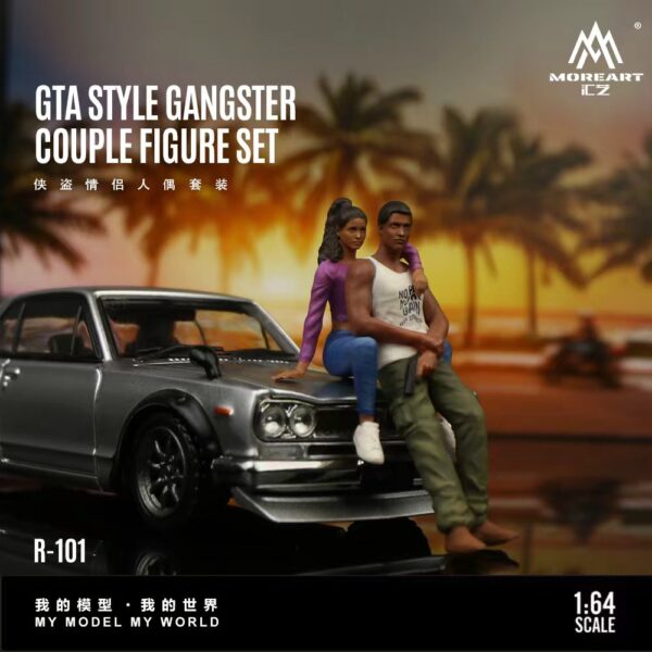 MoreArt 1:64 GTA Couple Figure Set