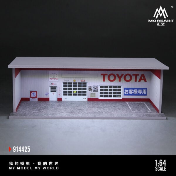 MoreArt 1:64 Toyota Repair Shop Diorama Light Version