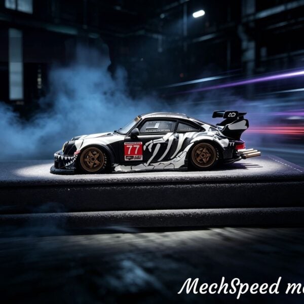 Mechspeed 1:64 RWB930CT GT Wing Version, Matte Skeleton Dragon - Resin Model