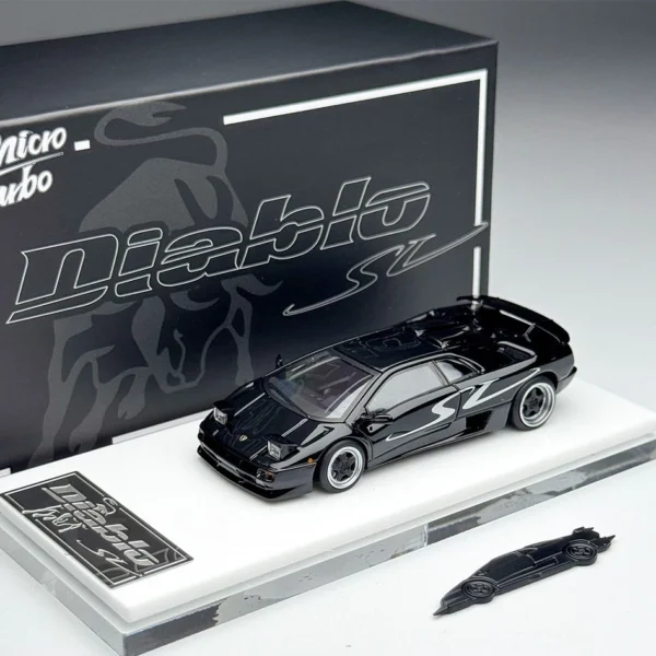 MicroTurbo 1:64 Diablo SV Metallic Black