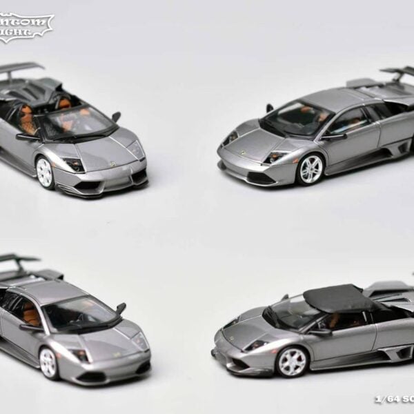 Phantom Knight 1:64 Lamborghini Murcielago LP640 Gun Metal Grey Coupe 2026 Chengdu Special
