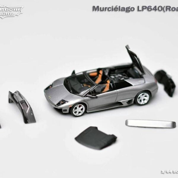 Phantom Knight 1:64 Lamborghini Murcielago LP640 Gun Metal Grey Roadster 2026 Chengdu Special