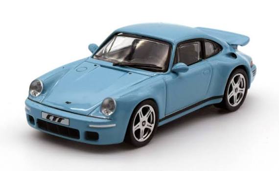 Almost Real AR Box 1:64 Porsche RUF CTR Anniversary 2017 Gulf Blue