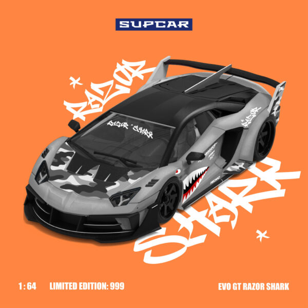SupCar 1:64 Lamborghini GT EVO Shark Mouth