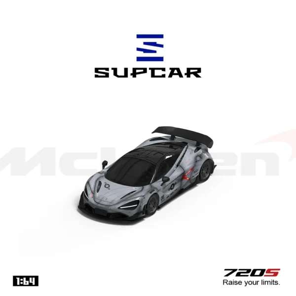 Supcar 1:64 McLaren 720S Grey Shadow Livery