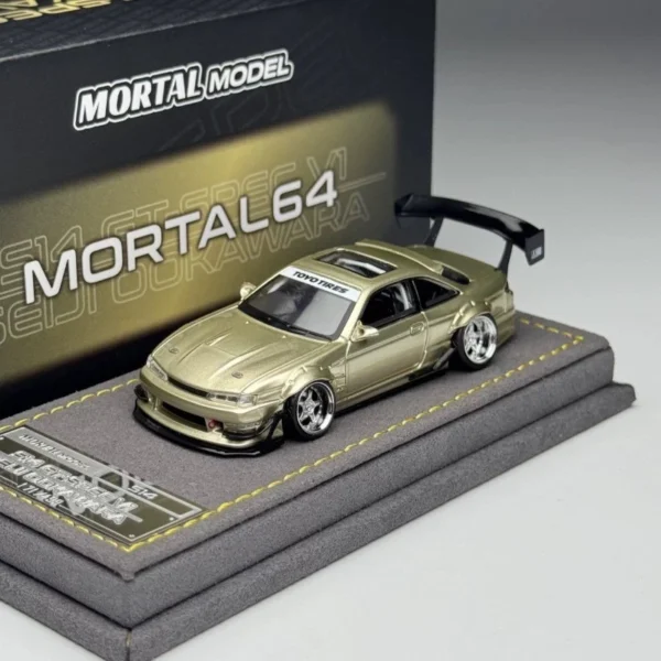 MORTAL 1:64 Silvia S14 GT-SPEC V1 Dessert Gold