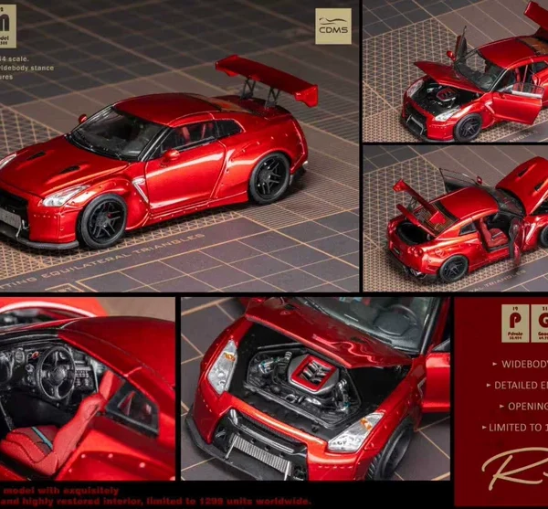 PGM 1:64 R35 Metallic Red Chengdu Motor Show 26 Exclusive