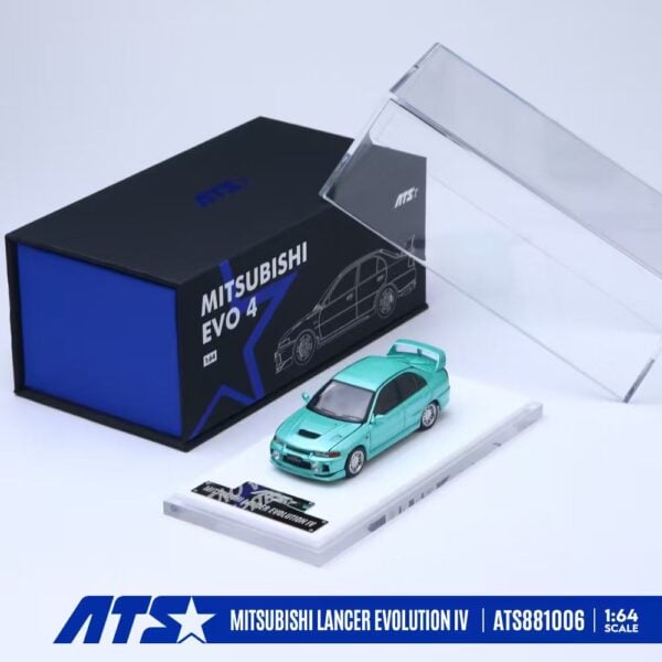 ATS 1:64 Mitsubishi Evo IV - Metallic Mint Green